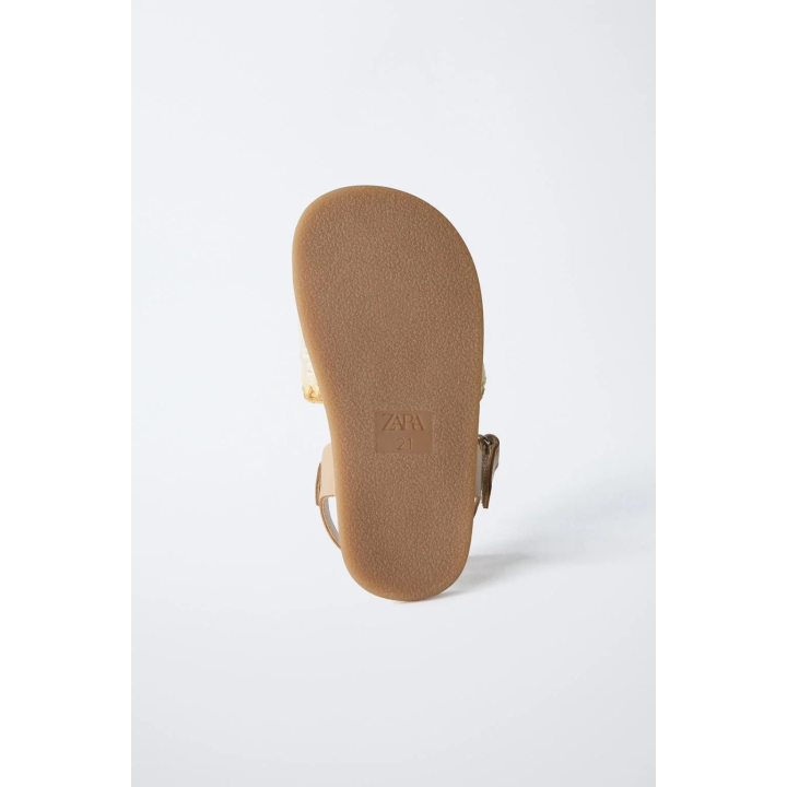 Вязанные босоножки без пятки