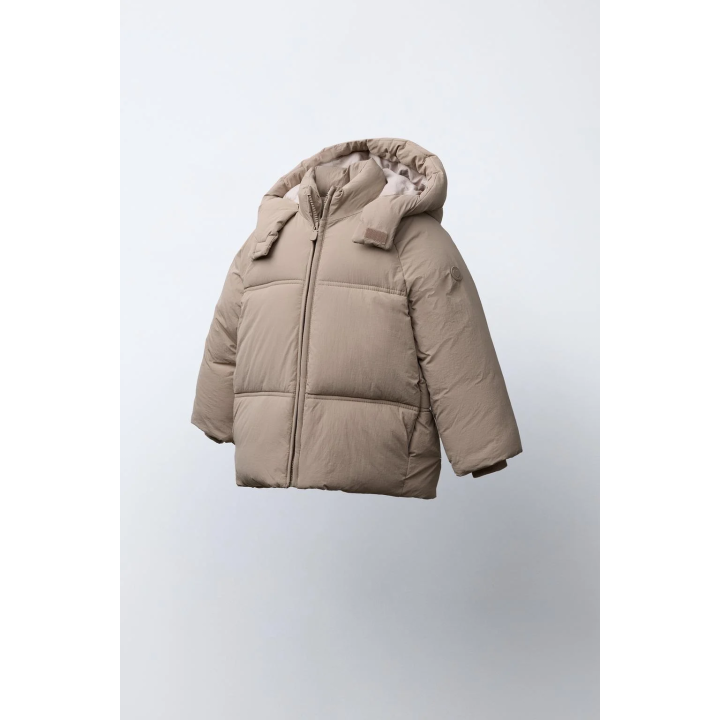 СТЕГАНЫЙ ПУХОВИК С КАПЮШОНОМ WATER REPELLENT