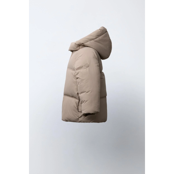 СТЕГАНЫЙ ПУХОВИК С КАПЮШОНОМ WATER REPELLENT