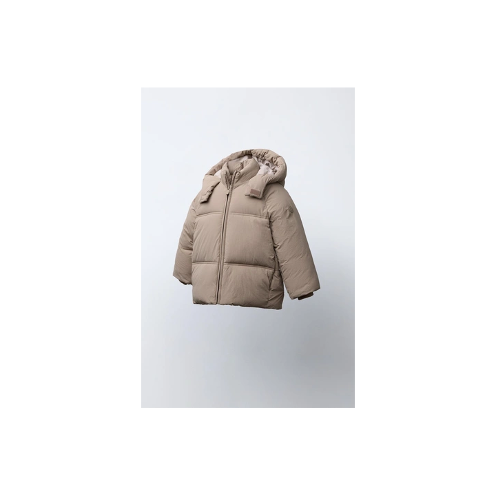 СТЕГАНЫЙ ПУХОВИК С КАПЮШОНОМ WATER REPELLENT