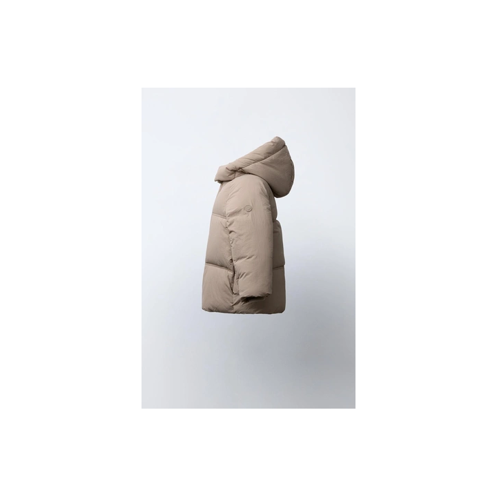 СТЕГАНЫЙ ПУХОВИК С КАПЮШОНОМ WATER REPELLENT