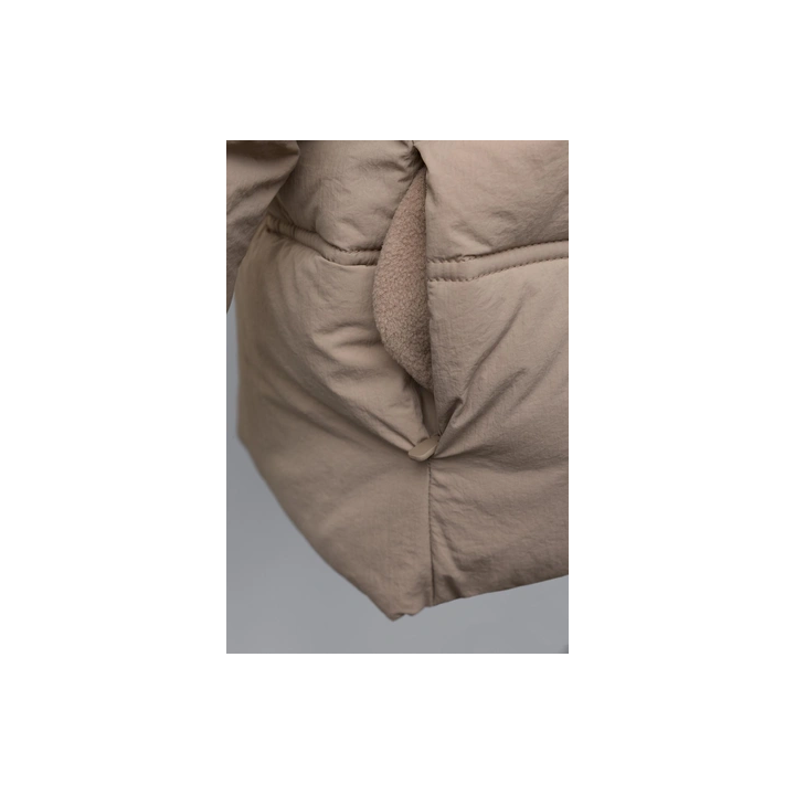 СТЕГАНЫЙ ПУХОВИК С КАПЮШОНОМ WATER REPELLENT