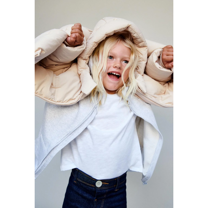 СТЕГАНОЕ ПАЛЬТО С КАПЮШОНОМ WATER REPELLENT