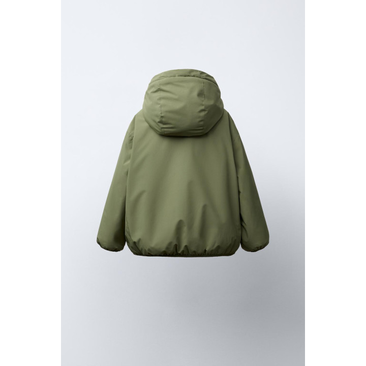 ДВУСТОРОННЯЯ ВОДОНЕПРОНИЦАЕМАЯ КУРТКА С ЛОГОТИПОМ