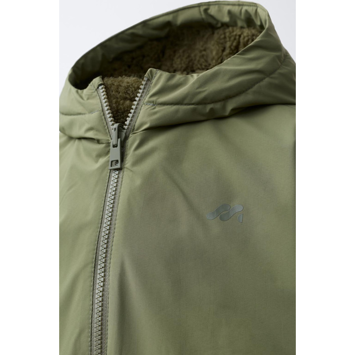 ДВУСТОРОННЯЯ ВОДОНЕПРОНИЦАЕМАЯ КУРТКА С ЛОГОТИПОМ