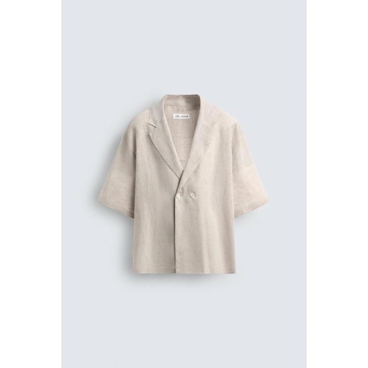 РУБАШКА-КИМОНО ИЗ 100% ЛЬНА