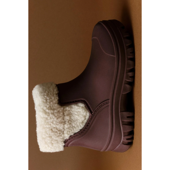 Варежки и ботинки с искусственным мехом