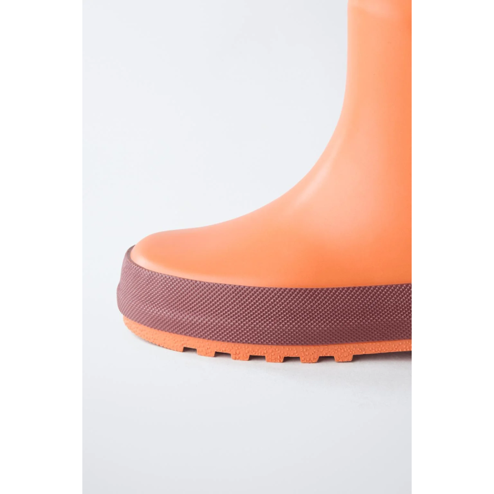 Резиновые сапоги в полоску