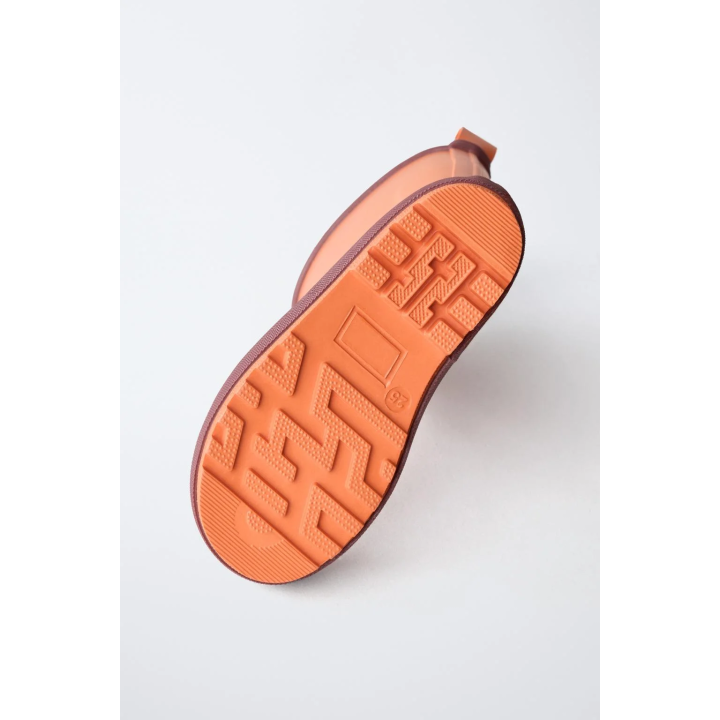 Резиновые сапоги в полоску