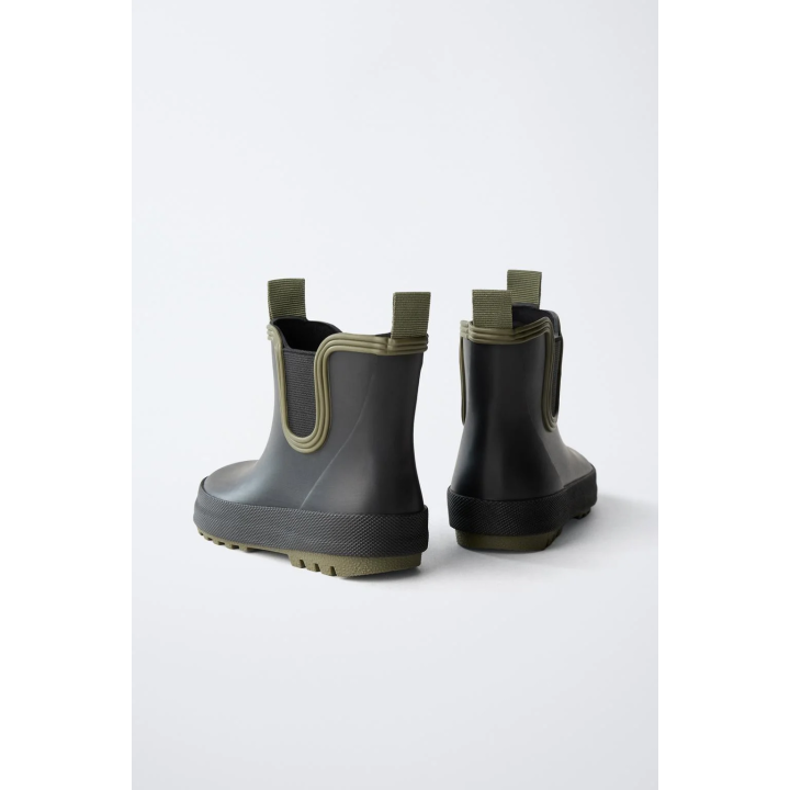 РЕЗИНОВЫЕ САПОГИ С ЭЛАСТИЧНОЙ ВСТАВКОЙ