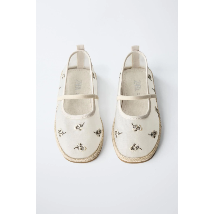 БАЛЕТКИ ВЫШИВКОЙ И ДЖУТОВОЙ ПОДОШВОЙ