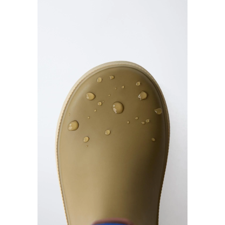 РЕЗИНОВЫЕ САПОГИ С ЭЛАСТИЧНОЙ ВСТАВКОЙ