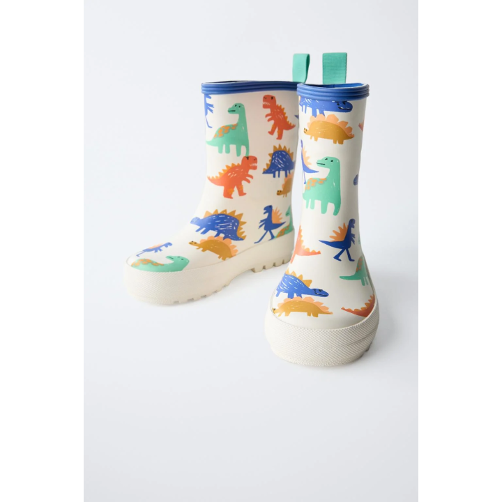 РЕЗИНОВЫЕ САПОГИ С ДИНОЗАВРАМИ