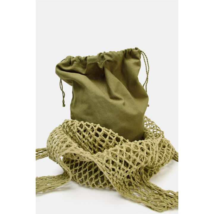 Сумка с плетением