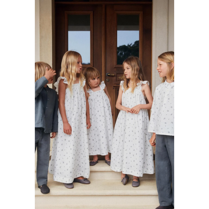 Платье с блестящим цветочным принтом ограниченной коллекции для возраста 2-5 лет