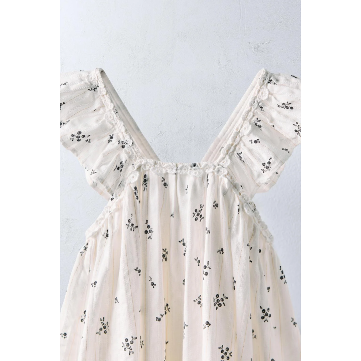 Платье с блестящим цветочным принтом ограниченной коллекции для возраста 2-5 лет