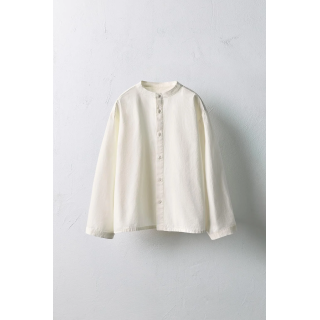 Рубашка limited edition из поплина 6-10 лет с воротником-стойкой