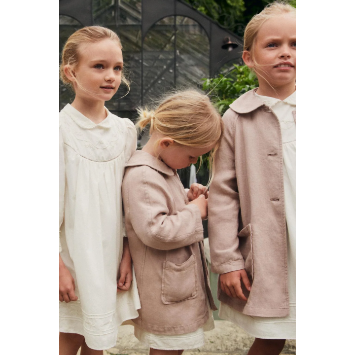 Рубашка limited edition из поплина 6-10 лет с воротником-стойкой