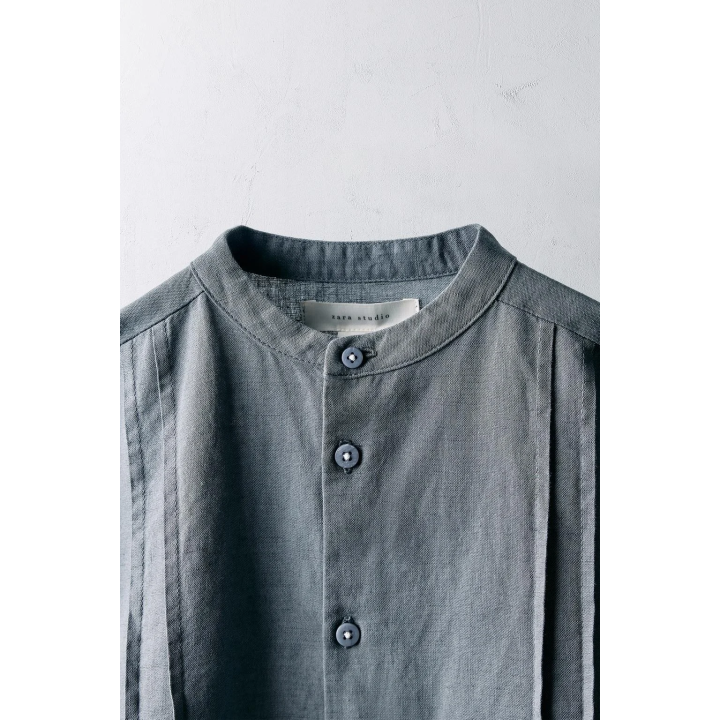Рубашка limited edition из штапеля с льняным с добавлением 6-10 лет