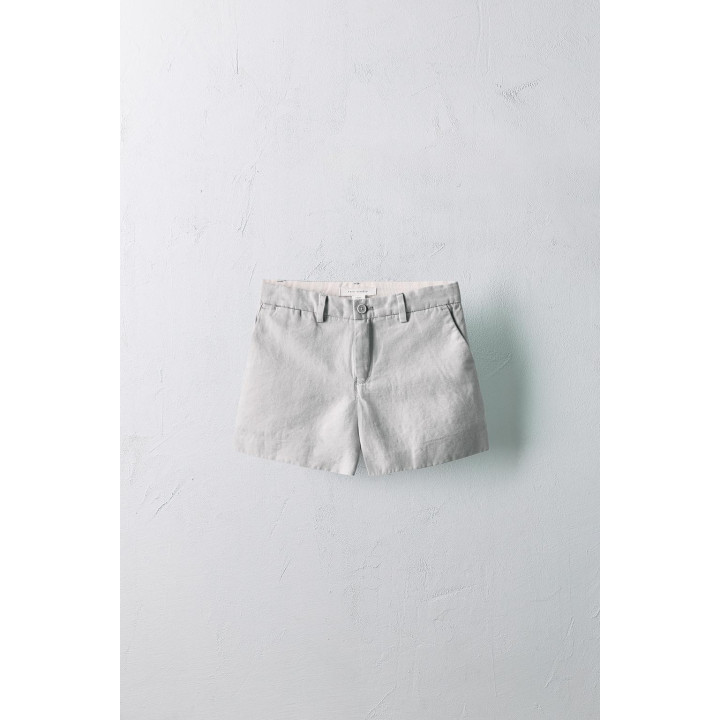 Бермуды из льняно-хлопковой смеси ограниченной коллекции для детей от 2 до 5 лет