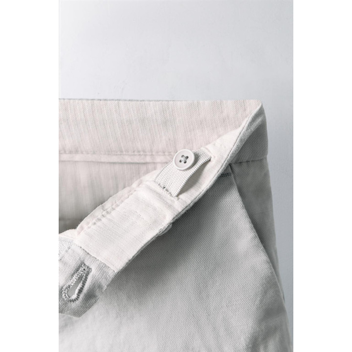 Бермуды из льняно-хлопковой смеси ограниченной коллекции для детей от 2 до 5 лет