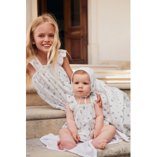 Блестящий цветочный бонет ограниченной серии от 0 до 18 месяцев