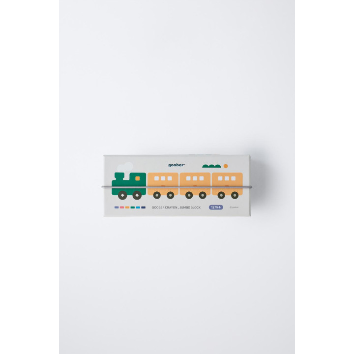 Набор из шести кубиковых мелков goober ® и листы для рисования