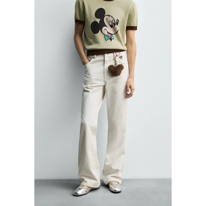 ДЖИНСЫ КЛЕШ HARRY LAMBERT FOR ZARA X DISNEY