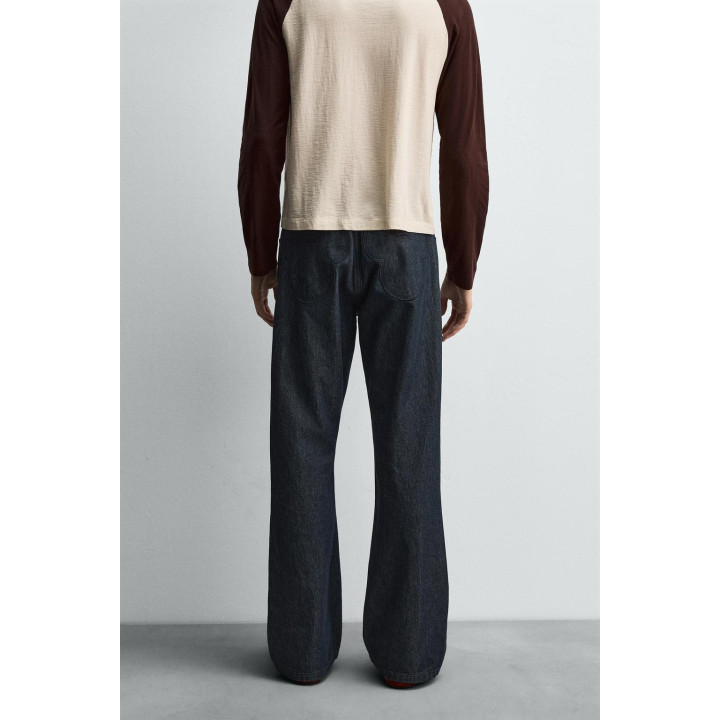 Джинсы свободного кроя с нашивками harry lambert для zara x disney