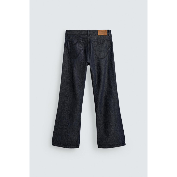 Джинсы свободного кроя с нашивками harry lambert для zara x disney