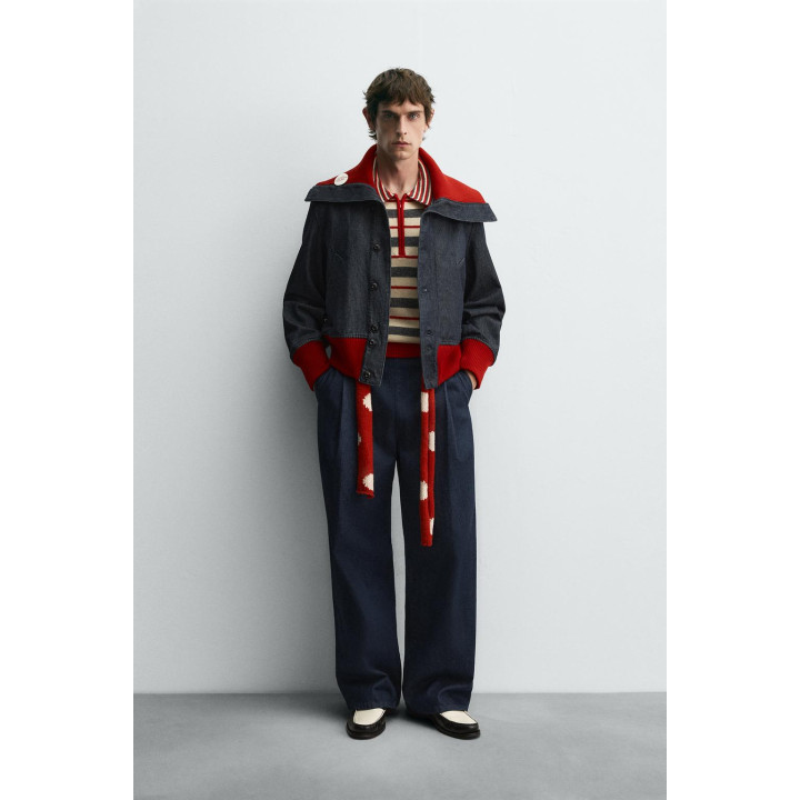 ДЖИНСОВЫЕ БРЮКИ ШИРОКОГО КРОЯ HARRY LAMBERT FOR ZARA X DISNEY