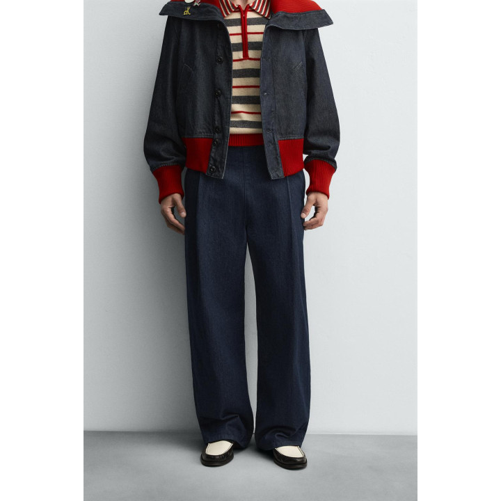 ДЖИНСОВЫЕ БРЮКИ ШИРОКОГО КРОЯ HARRY LAMBERT FOR ZARA X DISNEY