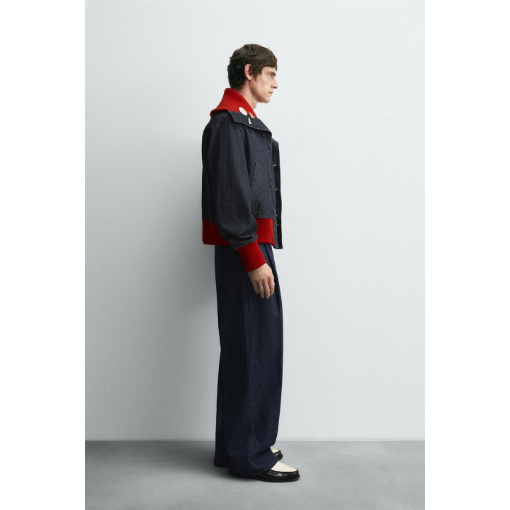 ДЖИНСОВЫЕ БРЮКИ ШИРОКОГО КРОЯ HARRY LAMBERT FOR ZARA X DISNEY