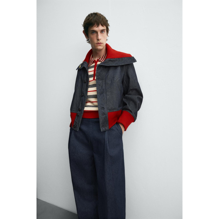 ДЖИНСОВЫЕ БРЮКИ ШИРОКОГО КРОЯ HARRY LAMBERT FOR ZARA X DISNEY