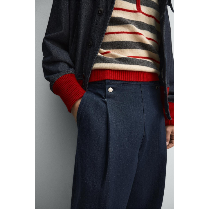 ДЖИНСОВЫЕ БРЮКИ ШИРОКОГО КРОЯ HARRY LAMBERT FOR ZARA X DISNEY