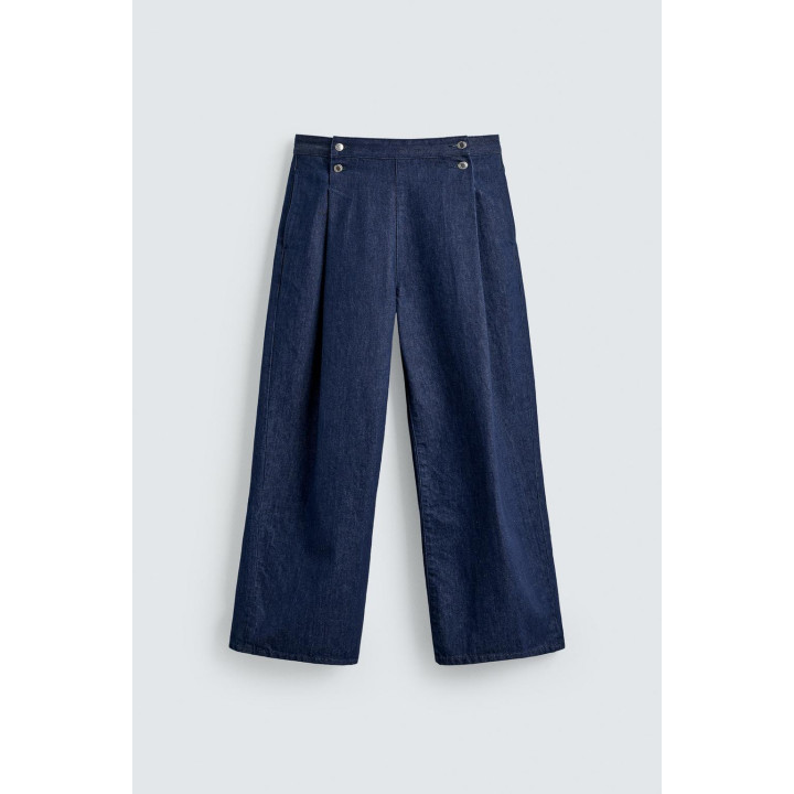 ДЖИНСОВЫЕ БРЮКИ ШИРОКОГО КРОЯ HARRY LAMBERT FOR ZARA X DISNEY