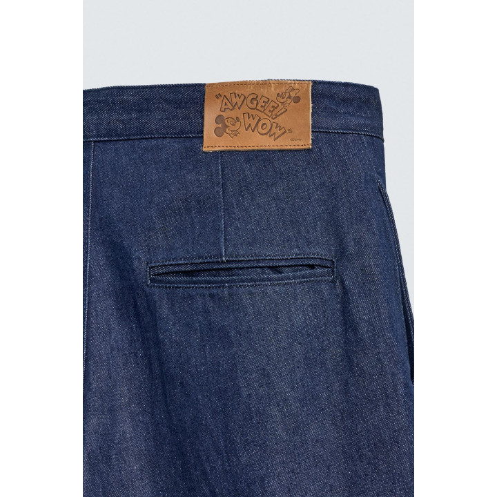 ДЖИНСОВЫЕ БРЮКИ ШИРОКОГО КРОЯ HARRY LAMBERT FOR ZARA X DISNEY