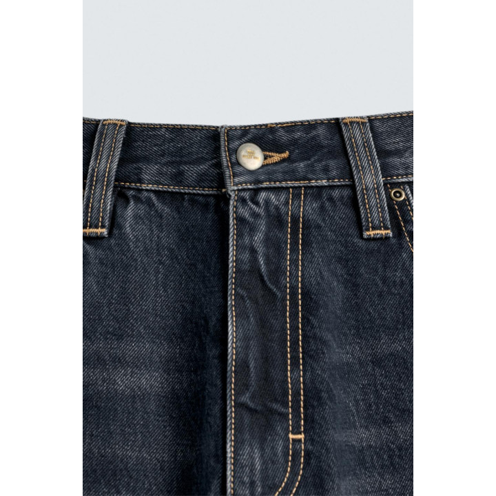 ДЖИНСЫ BALLOON FIT С ЭФФЕКТОМ ПОТЕРТОСТИ