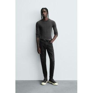 ДЖИНСЫ SKINNY FIT С РАЗРЕЗАМИ