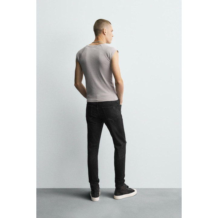 ДЖИНСЫ SKINNY FIT С РАЗРЕЗАМИ