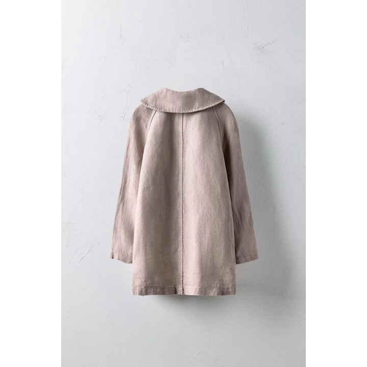 Тренч из 100% льна ограниченной коллекции для детей 6-10 лет