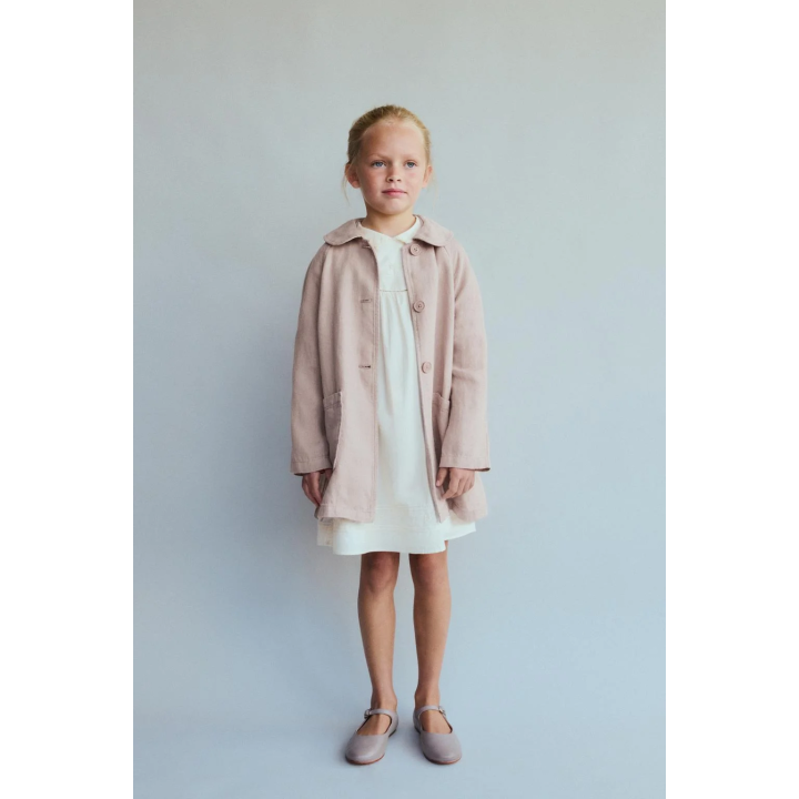 Тренч из 100% льна ограниченной коллекции для детей 6-10 лет