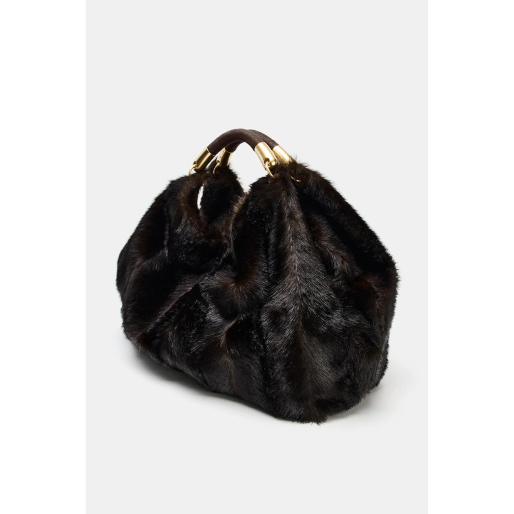 БОЛЬШАЯ СУМКА ИЗ ИСКУССТВЕННОГО МЕХА