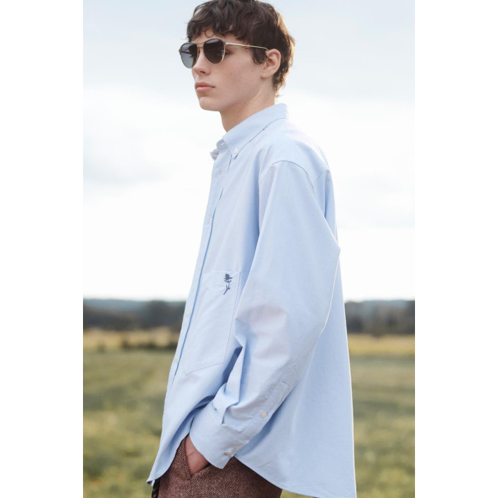 Рубашка с вышивкой limited edition oxford