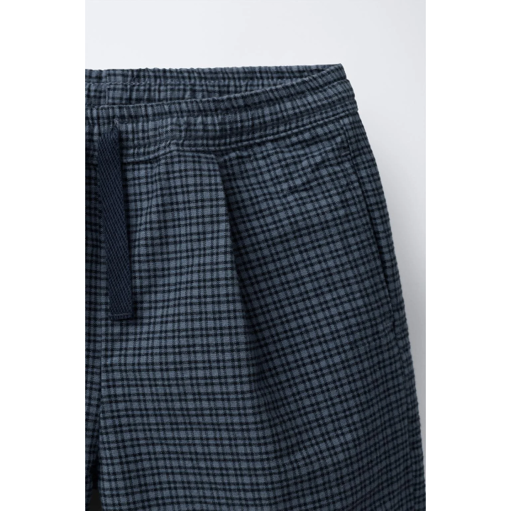 ТЕПЛЫЕ БРЮКИ BAGGY В КЛЕТКУ