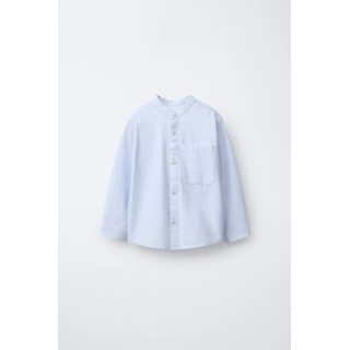 РУБАШКА С ВОРОТНИКОМ-СТОЙКОЙ SOFT TOUCH