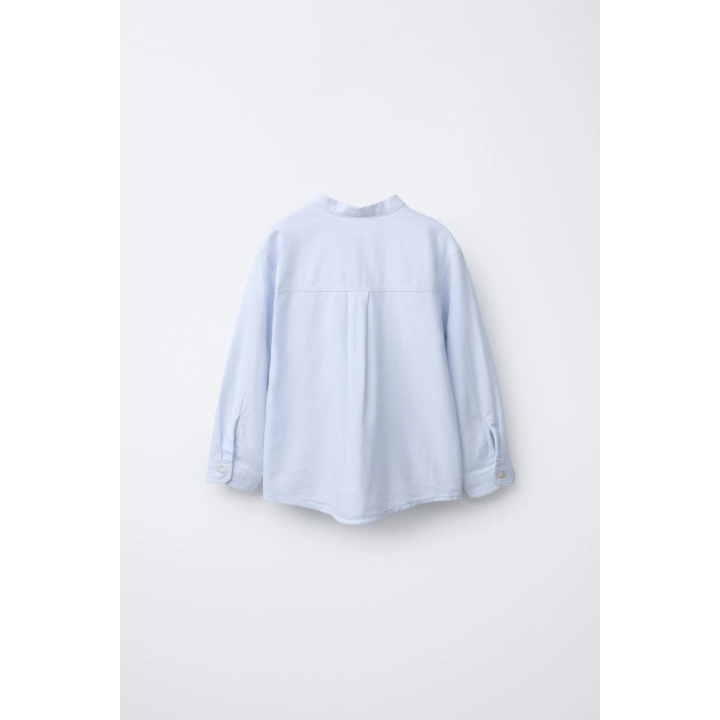 РУБАШКА С ВОРОТНИКОМ-СТОЙКОЙ SOFT TOUCH