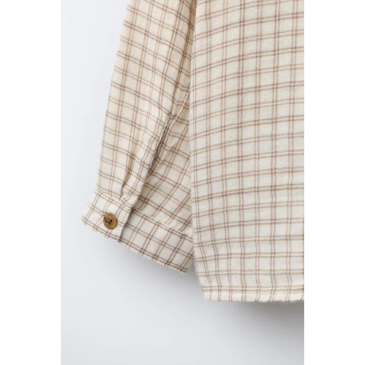 РУБАШКА В КЛЕТКУ С КАРМАНОМ