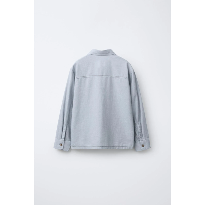 ФЛАНЕЛЕВАЯ РУБАШКА С КАРМАНОМ