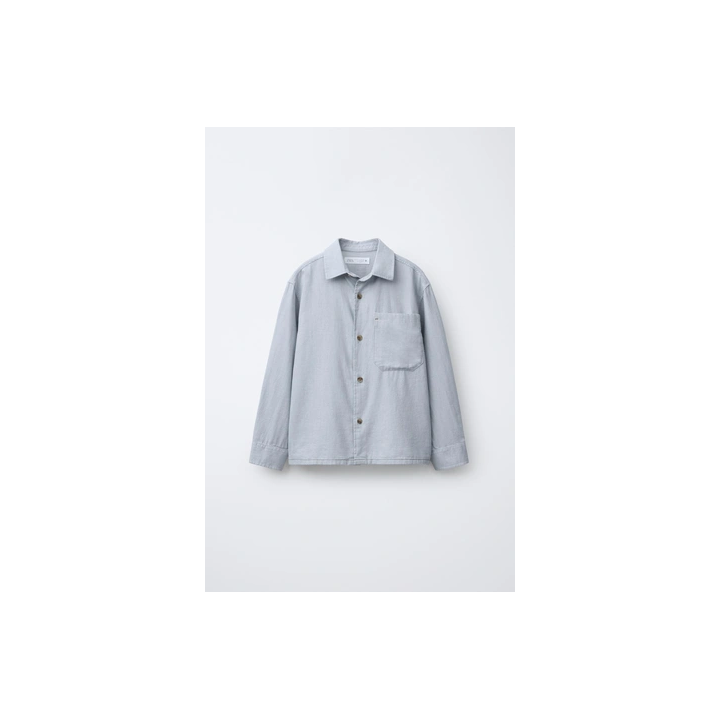 ФЛАНЕЛЕВАЯ РУБАШКА С КАРМАНОМ